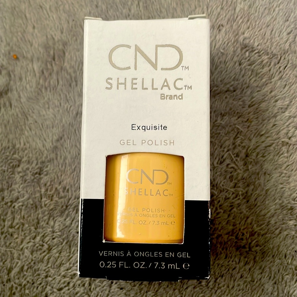 Cnd Shellac brand Exquisite gel polish 14 day wear 0.25 fl. Oz.